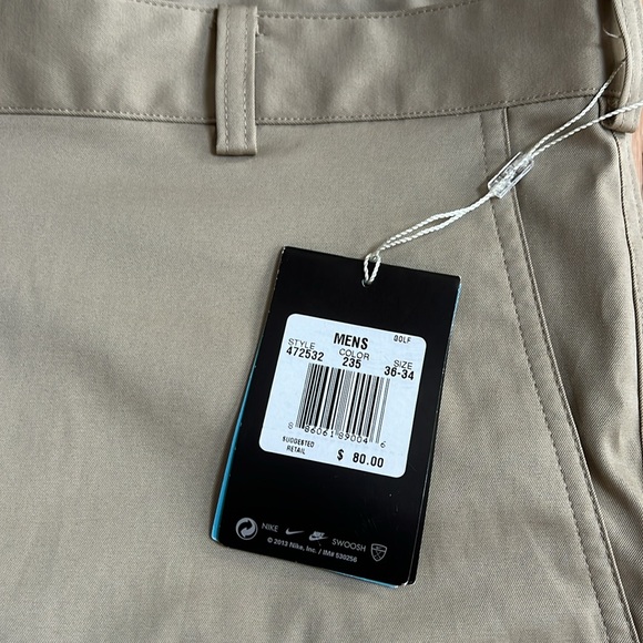 NIKE MEN'S DRI-FIT FLAT FRONT TECH GOLF PANTS 36x34 - Picture 10 of 10